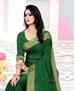 Picture of Fascinating Botel Green Designer Saree