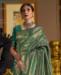 Picture of Bewitching Green Casual Saree