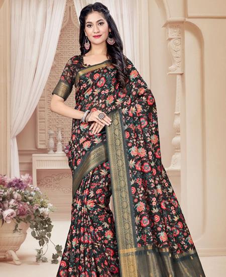 Picture of Superb Lack Casual Saree