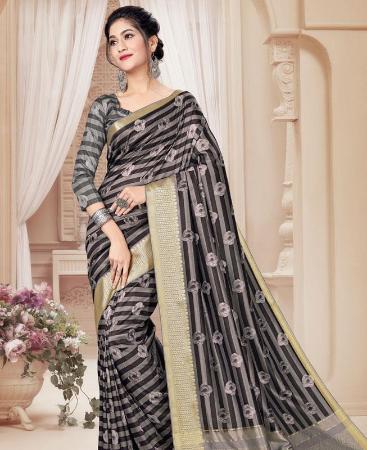 Picture of Alluring Black Casual Saree