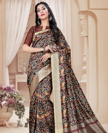 Picture of Grand Black Casual Saree