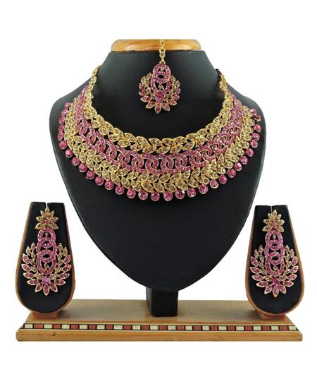 Picture of Superb Pink Necklace Set