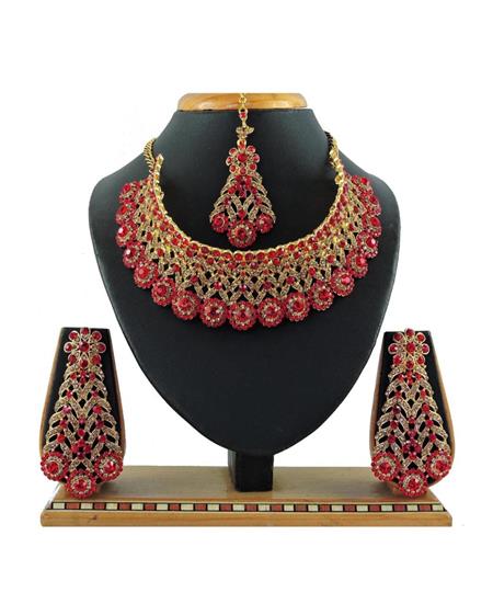 Picture of Magnificent Red Necklace Set