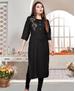 Picture of Well Formed Black Kurtis & Tunic