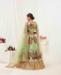 Picture of Radiant Pista Green Lehenga Choli