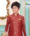 Picture of Enticing Red Kids Kurta Pyjama