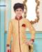 Picture of Radiant Cream Gold Kids Kurta Pyjama