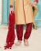 Picture of Radiant Cream Gold Kids Kurta Pyjama