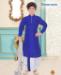 Picture of Bewitching Royal Blue Kids Kurta Pyjama