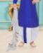 Picture of Bewitching Royal Blue Kids Kurta Pyjama