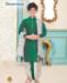 Picture of Superb Green Kids Kurta Pyjama