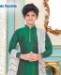 Picture of Superb Green Kids Kurta Pyjama