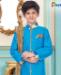 Picture of Bewitching Sky Blue Kids Kurta Pyjama