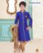 Picture of Sightly Royal Blue Kids Kurta Pyjama