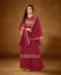 Picture of Graceful Maroon Straight Cut Salwar Kameez