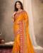 Picture of Pleasing Mustred Designer Saree