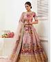 Picture of Sightly Rosy Brown Lehenga Choli