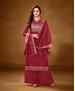 Picture of Graceful Maroon Straight Cut Salwar Kameez