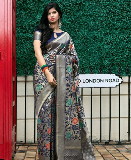 Picture of Comely Nevy Casual Saree