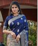 Picture of Bewitching Navy Casual Saree