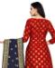 Picture of Gorgeous Red Straight Cut Salwar Kameez