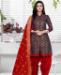 Picture of Grand Navy Blue Straight Cut Salwar Kameez