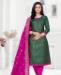 Picture of Grand Green Straight Cut Salwar Kameez