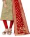 Picture of Delightful Beige Straight Cut Salwar Kameez