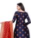 Picture of Beauteous Navy Blue Straight Cut Salwar Kameez