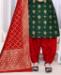 Picture of Appealing Green Straight Cut Salwar Kameez