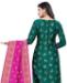 Picture of Well Formed Green Straight Cut Salwar Kameez