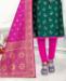 Picture of Well Formed Green Straight Cut Salwar Kameez