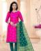 Picture of Beautiful Rani Pink Straight Cut Salwar Kameez