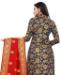 Picture of Radiant Navy Blue Straight Cut Salwar Kameez