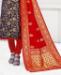 Picture of Sublime Navy Blue Straight Cut Salwar Kameez