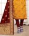 Picture of Elegant Yellow Straight Cut Salwar Kameez