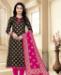 Picture of Lovely Black Straight Cut Salwar Kameez