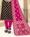 Picture of Lovely Black Straight Cut Salwar Kameez