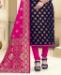 Picture of Marvelous Navy Blue Straight Cut Salwar Kameez