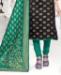 Picture of Marvelous Black Straight Cut Salwar Kameez