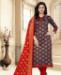 Picture of Magnificent Purple Straight Cut Salwar Kameez