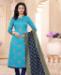 Picture of Stunning Sky Blue Straight Cut Salwar Kameez