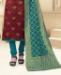 Picture of Radiant Maroon Straight Cut Salwar Kameez