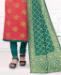 Picture of Grand Tomato Red Straight Cut Salwar Kameez