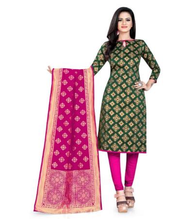 Picture of Sublime Green Straight Cut Salwar Kameez