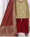 Picture of Fascinating Beige Straight Cut Salwar Kameez