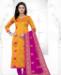 Picture of Nice Yellow Straight Cut Salwar Kameez