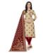 Picture of Pretty Beige Straight Cut Salwar Kameez