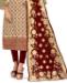 Picture of Lovely Beige Straight Cut Salwar Kameez