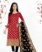 Picture of Exquisite Red Straight Cut Salwar Kameez